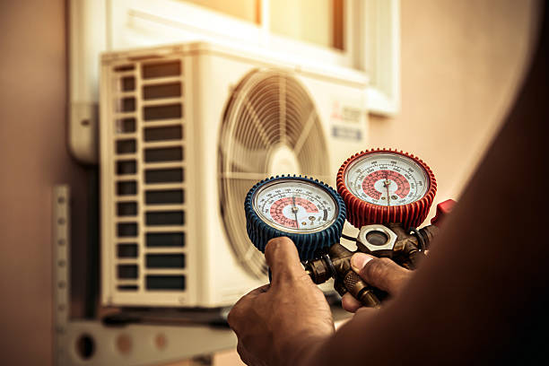 Professional Hvac technician working in Orleans, IN